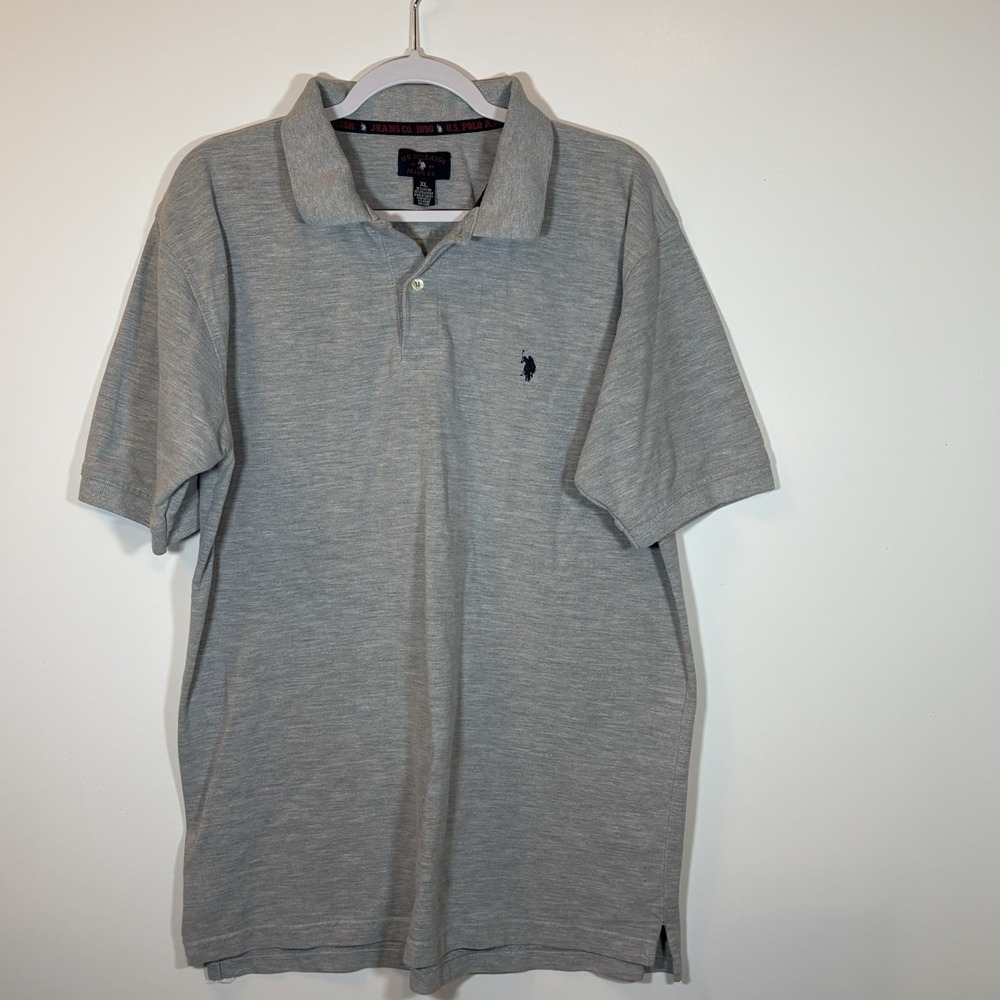 U.S. Polo Association Jeans Co.‎ Gray Polo Men's Shirt  Size XL
